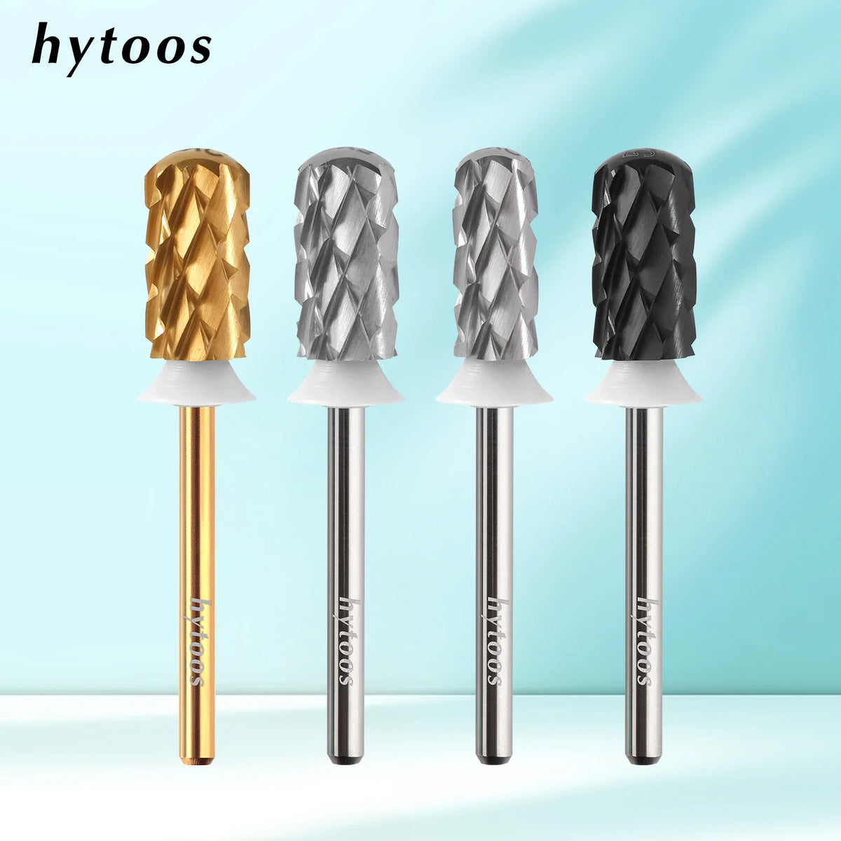 HYTOOS 5XC Safety Barrel Nail Drill Bits 3/32 Smooth Top Carbide Manicure Bit Remove Thick Gel Drills Accessories Supplier